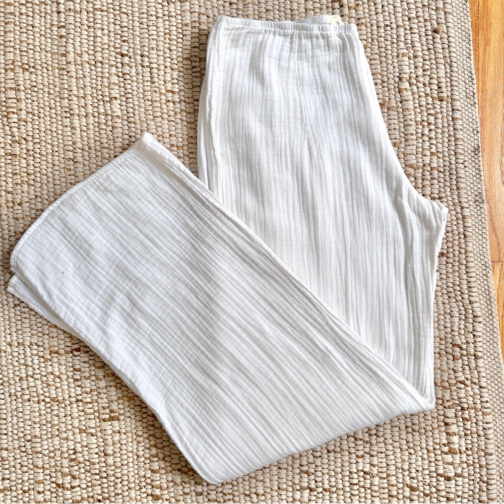 STARKx cotton side slit pants